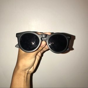 Retro Round Frame Sunglasses